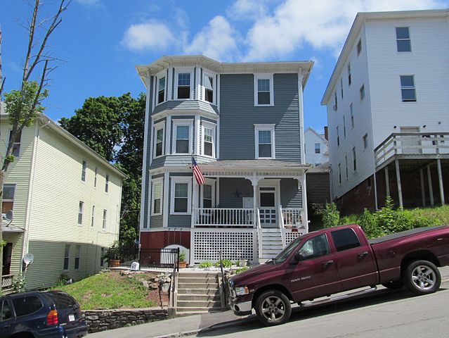 Worcester kitchen remodeling in a three decker