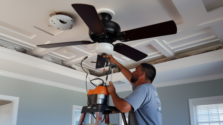 professional installation of ceiling fan