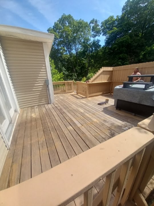 deck renovation by handyman Worcester pro.